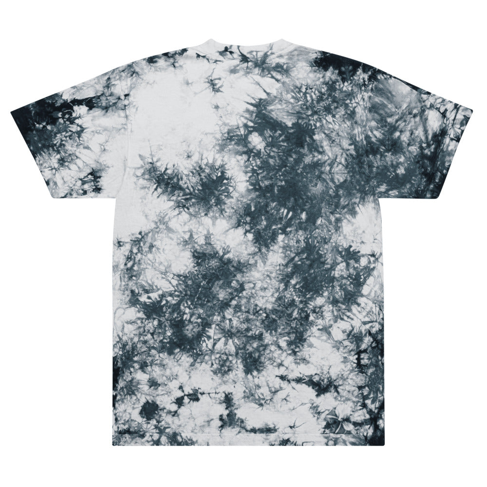 Oversized Tie-Dye Embroidered Icon Tee